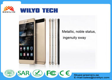 Beyaz Metal Smartphone 5 inç ekranlar MT6572 Çift Çekirdekli Android 4.4 P8 ile