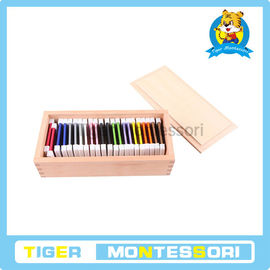 çocuk-Renk tabletleri için duyusal malzemeler, ahşap oyuncaklar, eğitici oyuncaklar Montessori (2 Kutu